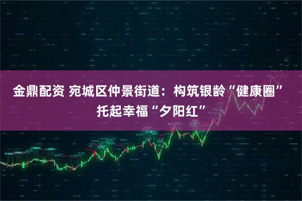 金鼎配资 宛城区仲景街道：构筑银龄“健康圈” 托起幸福“夕阳红”