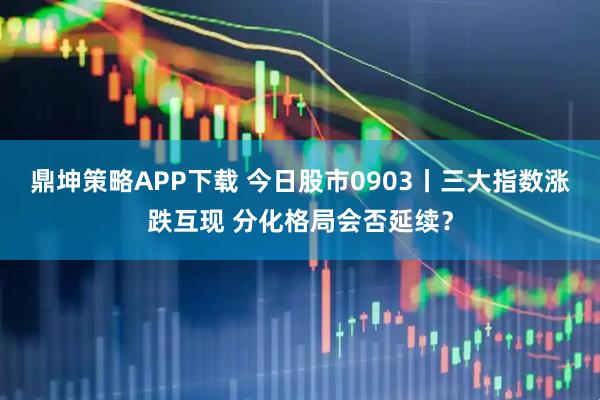 鼎坤策略APP下载 今日股市0903丨三大指数涨跌互现 分化格局会否延续？